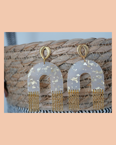 Daisy Transparent et Or
